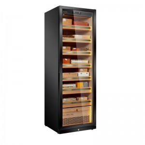 MON3800A Large Humidor Stainless Steel